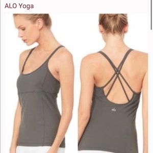 ALO Yoga Lotus Support Tank Top Size Extra Small